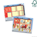 Reusable Sticker Pad- My Town