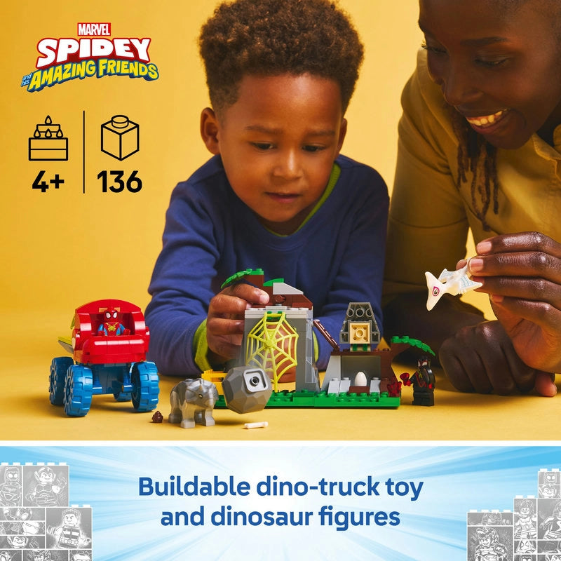 Team Spidey Dino Crawler Rescue- 136 Pcs