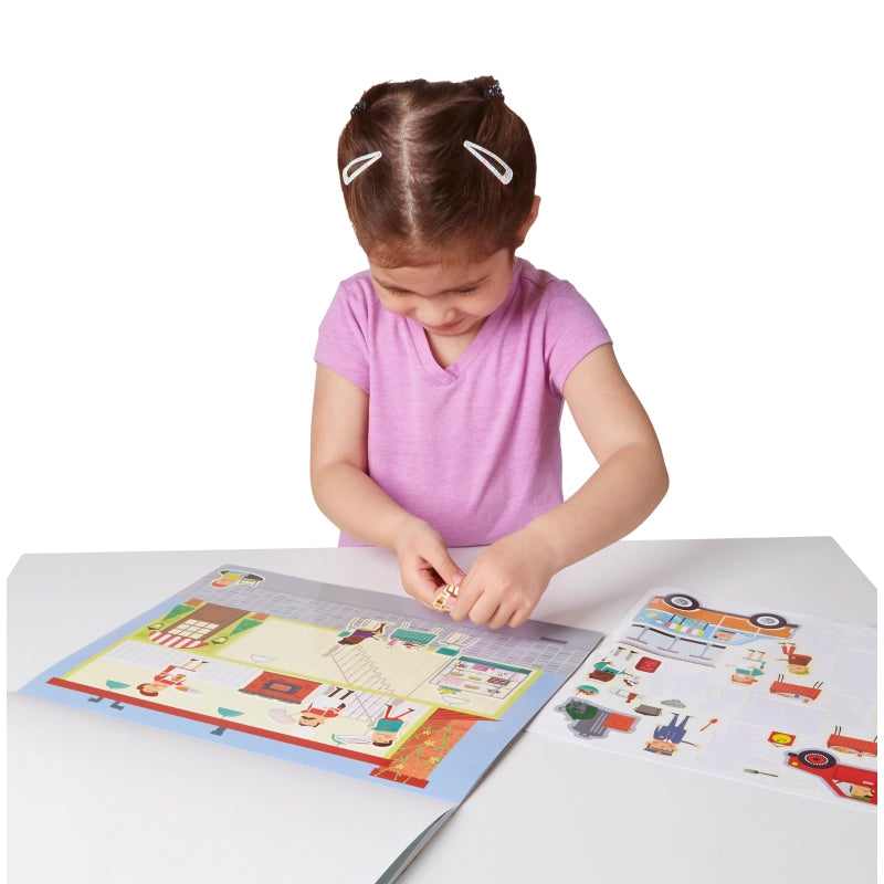 Reusable Sticker Pad- My Town