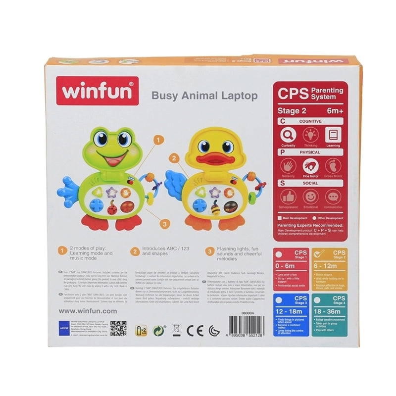 Busy Animal Laptop- Froggy