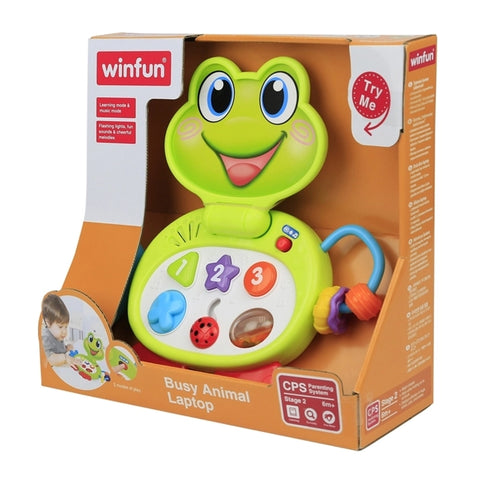 Busy Animal Laptop- Froggy