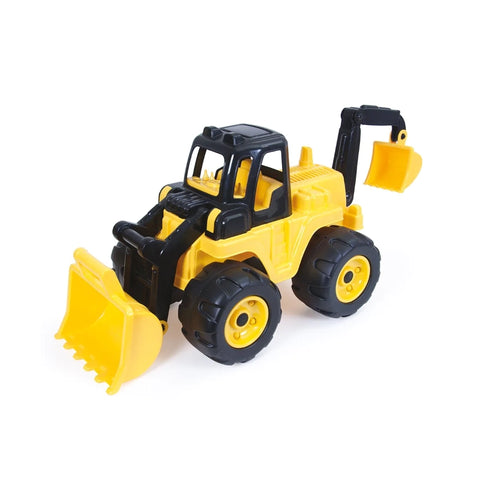 Mega Loader with Excavator in Polybag 69 cm